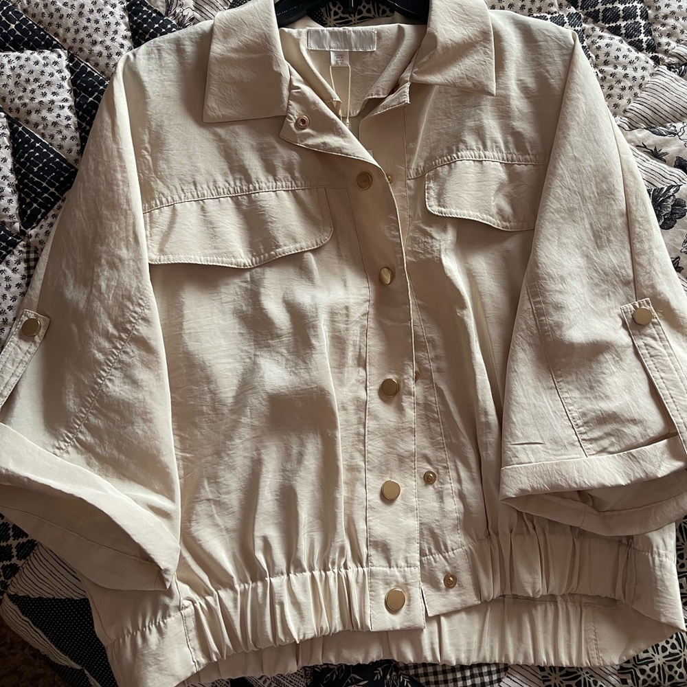NWT Zara Beige Utility Jacket